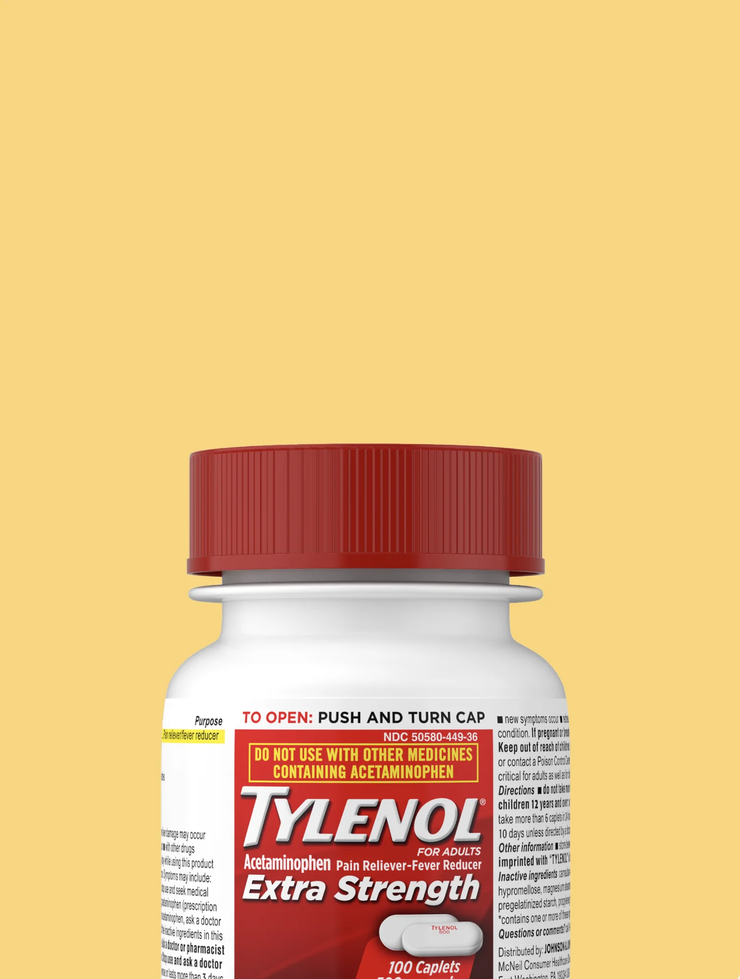 Tylenol Extra Strength acetaminophen caplets
